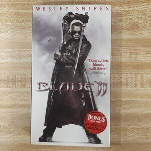 Blade 2 VHS 2002 Wesley Snipes Horror Vampires Marvel Guillermo del Toro Y2K